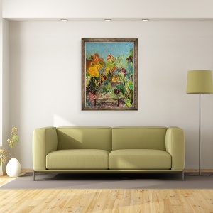 Tablou inramat - Julie Held - Toamna- Zi luminoasa, 70 x 90 cm - Img 2