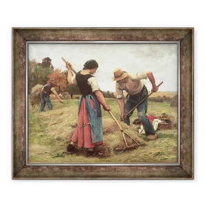 Tablou inramat - Julien Dupre - Haymaking, 50 x 60 cm