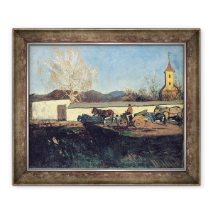 Tablou inramat - Karoly Ferenczy - Seara din martie, 70 x 85 cm
