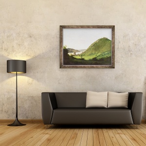 Tablou inramat - Karoly I Marko - Visegrod, 60 x 80 cm - Img 2