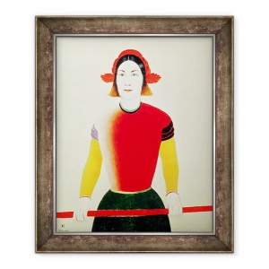 Tablou inramat - Kazimir Severinovich Malevich - Fata cu un pol, 70 x 85 cm