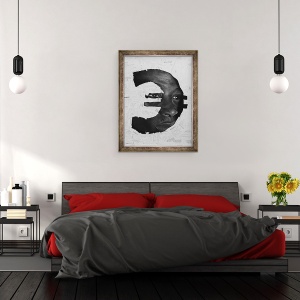 Tablou inramat - Ken Nwadiogbu - Valoarea nimicului III, 60 x 80 cm - Img 3
