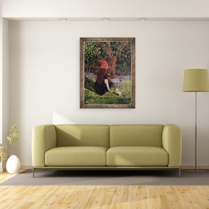 Tablou inramat - Kirstie Adamson - Hubble Bubble, 70 x 90 cm - Img 2