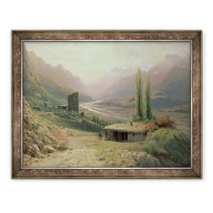 Tablou inramat - Lef Feliksovich Lagorio - Canion Caucazian, 60 x 80 cm