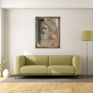 Tablou inramat - Leonardo da Vinci - Cina de Taina, 60 x 80 cm - Img 2