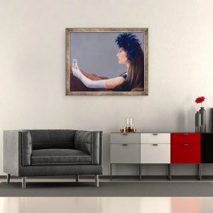 Tablou inramat - Lincoln Seligman - Icon, 50 x 60 cm - Img 2