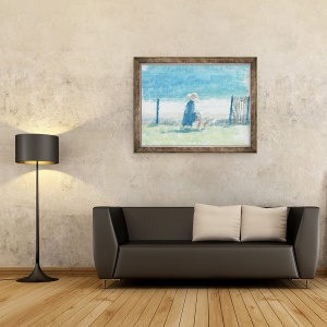 Tablou inramat - Lincoln Seligman - Pictura Marii, 70 x 90 cm - Img 2