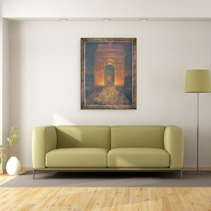 Tablou inramat - Lincoln Seligman - Poarta Indiei, 70 x 90 cm - Img 2