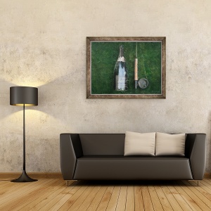 Tablou inramat - Lincoln Seligman - Sticla si tija II, 60 x 80 cm - Img 2