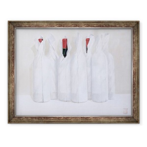 Tablou inramat - Lincoln Seligman - Sticle ambalate 3, 70 x 90 cm