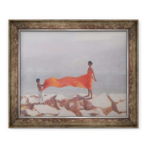 Tablou inramat - Lincoln Seligman - Tying A Sari, India, 50 x 60 cm