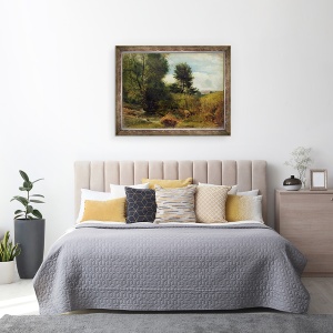 Tablou inramat - Lionel Constable - Vedere pe raul Sid, langa Sidmouth, 70 x 90 cm - Img 3