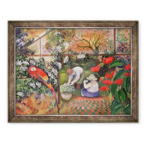Tablou inramat - Lisa Graa Jensen - O ceasca de ceai, 60 x 80 cm