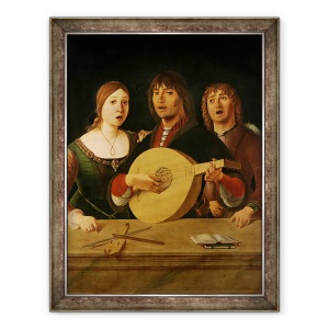 Tablou inramat - Lorenzo Costa - Un concert, 70 x 90 cm