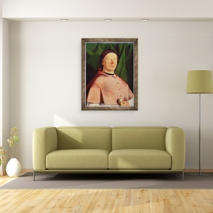 Tablou inramat - Lorenzo Lotto - Portretul Episcopului Bernardino de Rossi, 70 x 90 cm - Img 2