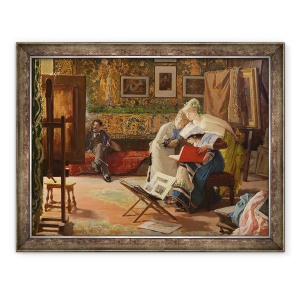 Tablou inramat - Lorenzo Valles - Studioul artistului, 70 x 90 cm