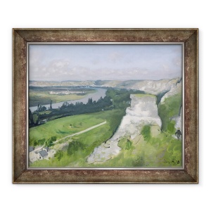 Tablou inramat - Louis Anquetin - Sena langa Rouen, 50 x 60 cm