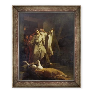 Tablou inramat - Louis Charles Auguste Couder - Levitul lui Efraim, 70 x 85 cm
