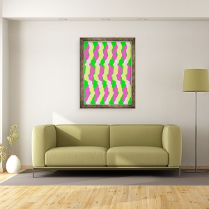 Tablou inramat - Louisa Hereford - Dungi funky, 70 x 90 cm - Img 2