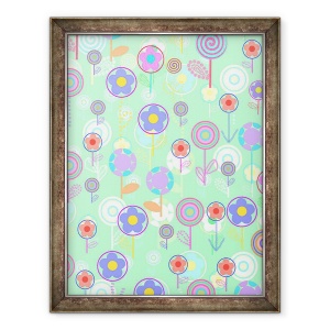 Tablou inramat - Louisa Hereford - Flori peste strat, 60 x 80 cm