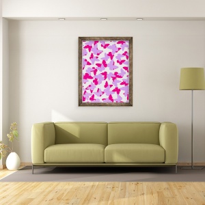 Tablou inramat - Louisa Hereford - Fluturi stratificate, 70 x 90 cm - Img 2