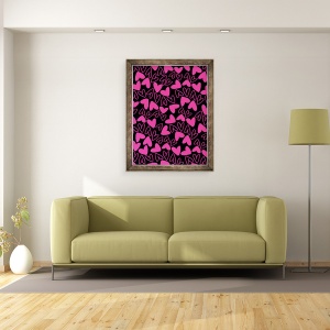 Tablou inramat - Louisa Hereford - Inimi I, 60 x 80 cm - Img 2