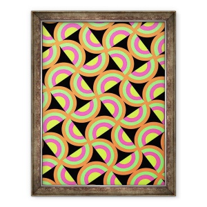 Tablou inramat - Louisa Hereford - Patrate psihedelice, 70 x 90 cm