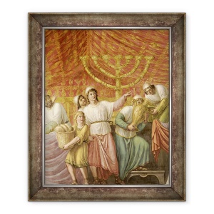 Tablou inramat - Luigi Ademollo - Candelabrul cu sapte Ramuri, 50 x 60 cm