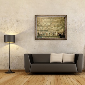 Tablou inramat - Luis Paret y Alcazar - Balul Mascat, 60 x 80 cm - Img 2