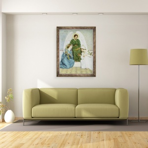 Tablou inramat - M.L. Macomber - Credinta, speranta si dragoste, 60 x 80 cm - Img 2