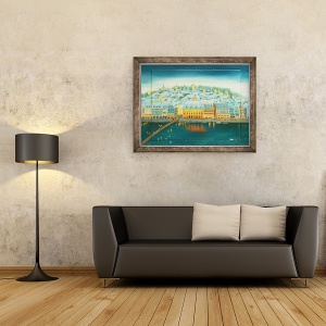 Tablou inramat - Magdolna Ban - Lucernensis, 70 x 90 cm - Img 2
