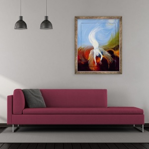 Tablou inramat - Magdolna Ban - Lucifer, 50 x 60 cm - Img 2