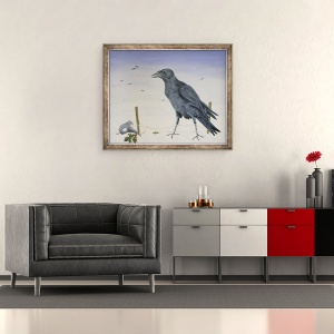 Tablou inramat - Magdolna Ban - Nevermore, 2015, 50 x 60 cm - Img 2