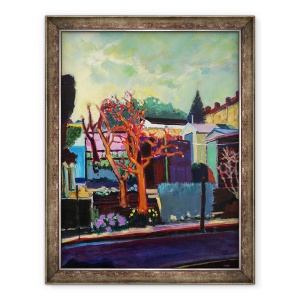Tablou inramat - Marco Cazzulini - Gradina urbana, 70 x 90 cm