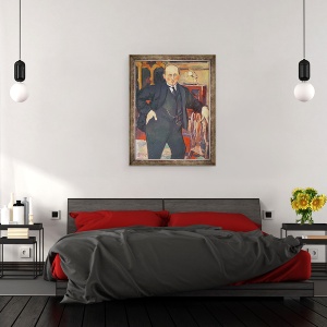 Tablou inramat - Marie Clementine Valadon - Portret De Monsieur Mori, 70 x 90 cm - Img 3