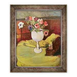 Tablou inramat - Marie Clementine Valadon - Vaza de flori, 50 x 60 cm
