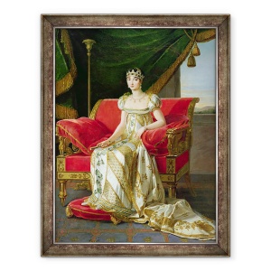Tablou inramat - Marie Guilhelmine Benoist - Marie Pauline Bonaparte 1780-1825 Printesa Borghese, 60 x 80 cm