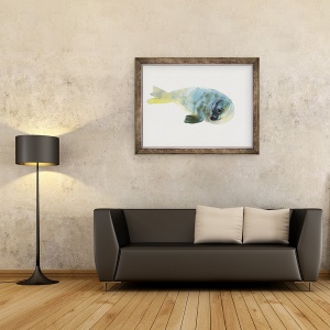 Tablou inramat - Mark Adlington - Aqua Verde, 60 x 80 cm - Img 2