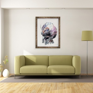 Tablou inramat - Mark Adlington - Castor, 60 x 80 cm - Img 2