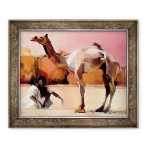 Tablou inramat - Mark Adlington - DSU si Said, Rann de Kutch, 50 x 60 cm