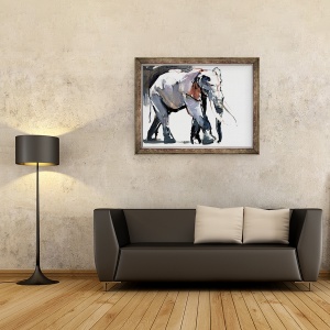 Tablou inramat - Mark Adlington - Elefant african, 2012, 60 x 80 cm - Img 2