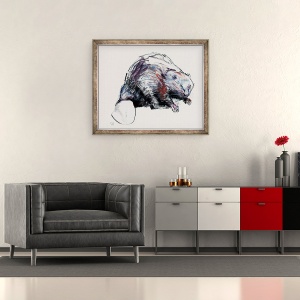 Tablou inramat - Mark Adlington - Fibra de ricin, 50 x 60 cm - Img 2