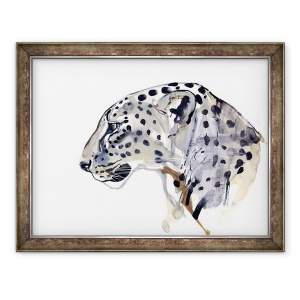 Tablou inramat - Mark Adlington - Profil Arabian Leopard, 70 x 90 cm