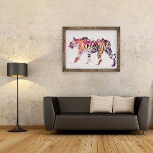 Tablou inramat - Mark Adlington - Stripey, 60 x 80 cm - Img 2