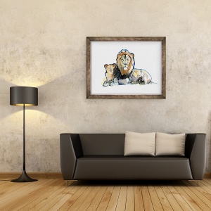 Tablou inramat - Mark Adlington - Tata, 70 x 90 cm - Img 2
