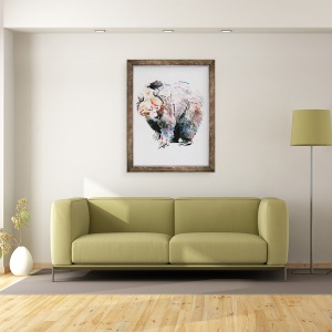 Tablou inramat - Mark Adlington - Ursul, 60 x 80 cm - Img 2