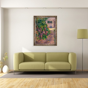 Tablou inramat - Marta Martonfi-Benke - in podgorie, 70 x 90 cm - Img 2