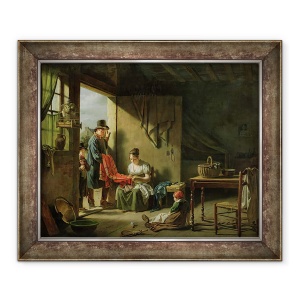 Tablou inramat - Martin Drolling - Pedlar, 70 x 85 cm