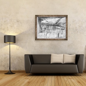 Tablou inramat - Mary Kuper - Calarie sub Westway, 70 x 90 cm - Img 2