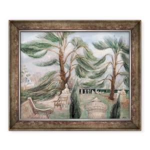 Tablou inramat - Mary Kuper - Casa Chiswick, cedarssfinxes, 50 x 60 cm